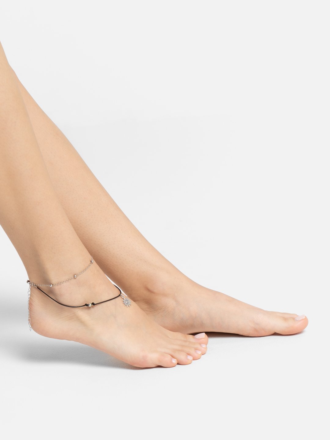Женский многослойный браслет-анклет для ног купить по цене 65.89 ₽ винтернет-магазине KazanExpress
