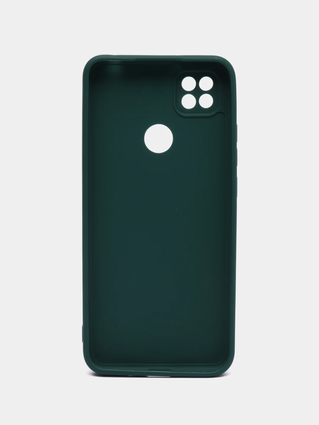 Тёмно-зелёный чехол Xiaomi Redmi 9C, Redmi 9C NFC, Redmi 10A (Редми 9С 9С НФС 10А)прозрачный силиконовый