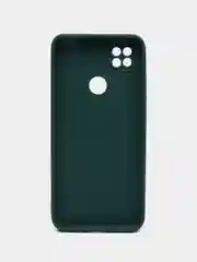 Тёмно-зелёный чехол Xiaomi Redmi 9C, Redmi 9C NFC, Redmi 10A (Редми 9С 9С НФС 10А)прозрачный силиконовый