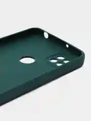Тёмно-зелёный чехол Xiaomi Redmi 9C, Redmi 9C NFC, Redmi 10A (Редми 9С 9С НФС 10А)прозрачный силиконовый