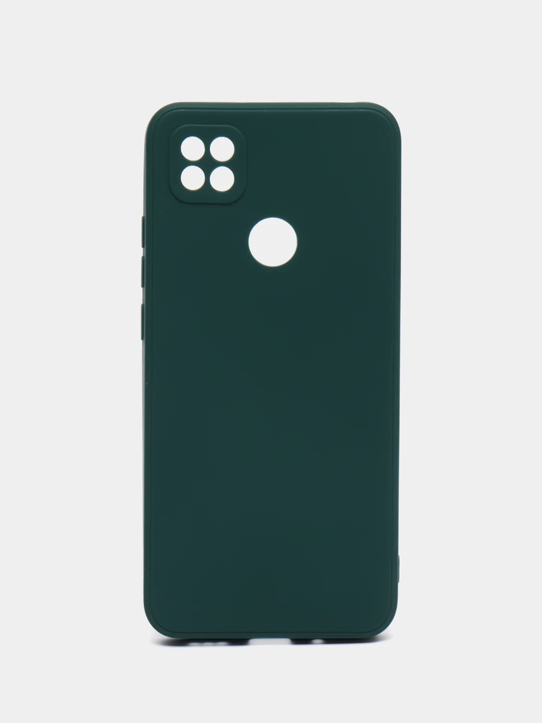Тёмно-зелёный чехол Xiaomi Redmi 9C, Redmi 9C NFC, Redmi 10A (Редми 9С 9С НФС 10А)прозрачный силиконовый