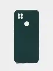 Тёмно-зелёный чехол Xiaomi Redmi 9C, Redmi 9C NFC, Redmi 10A (Редми 9С 9С НФС 10А)прозрачный силиконовый