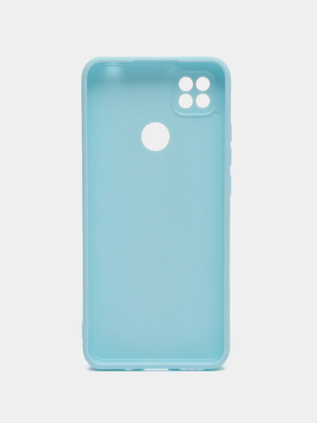 Голубой чехол Xiaomi Redmi 9C, Redmi 9C NFC, Redmi 10A (Редми 9С 9С НФС 10А)прозрачный силиконовый