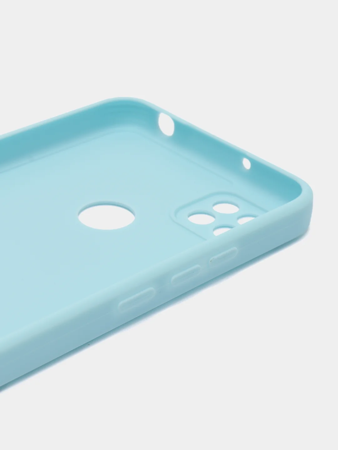 Голубой чехол Xiaomi Redmi 9C, Redmi 9C NFC, Redmi 10A (Редми 9С 9С НФС 10А)прозрачный силиконовый