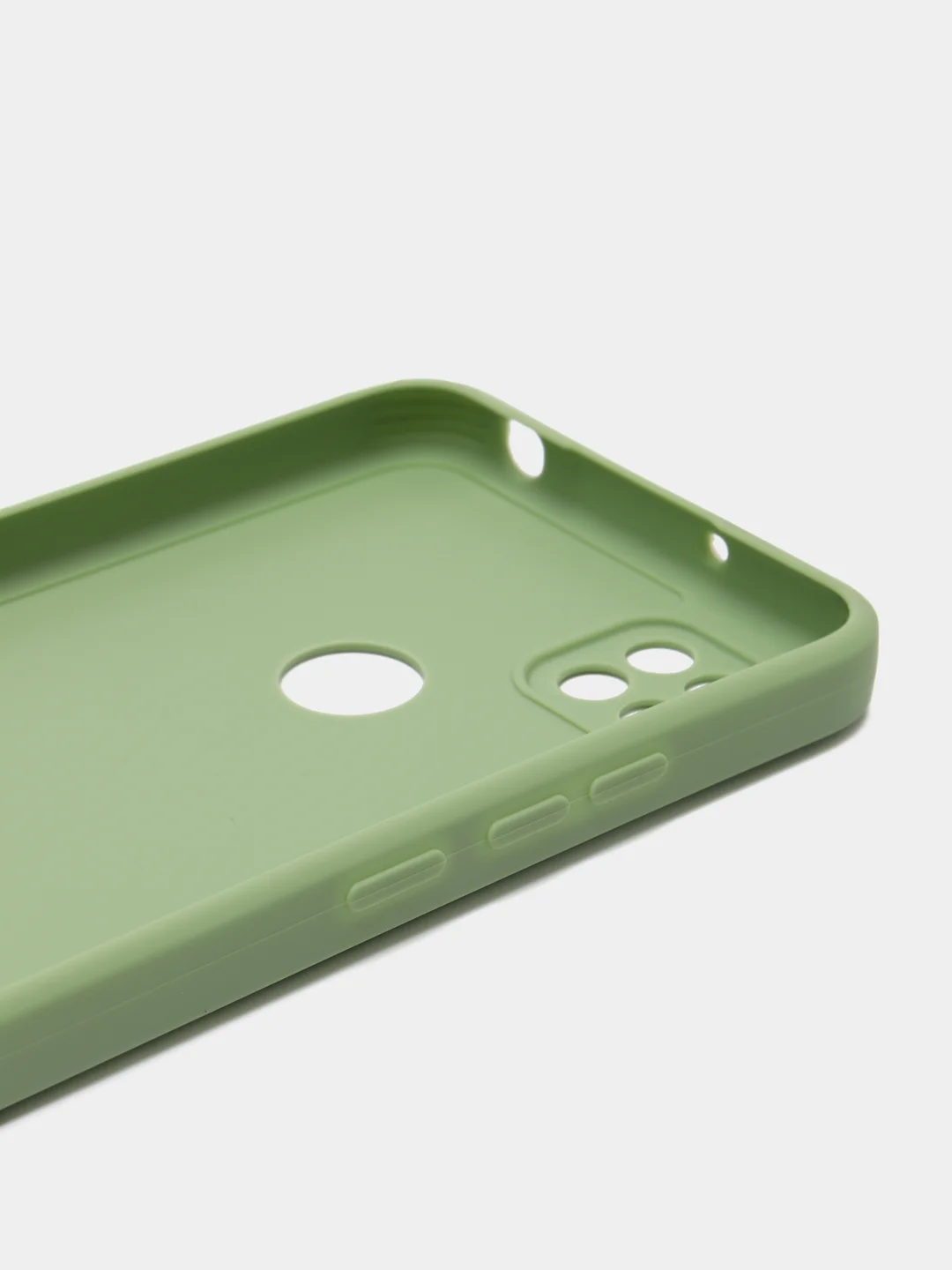 Зеленый чехол Xiaomi Redmi 9C, Redmi 9C NFC, Redmi 10A (Редми 9С 9С НФС 10А)прозрачный силиконовый