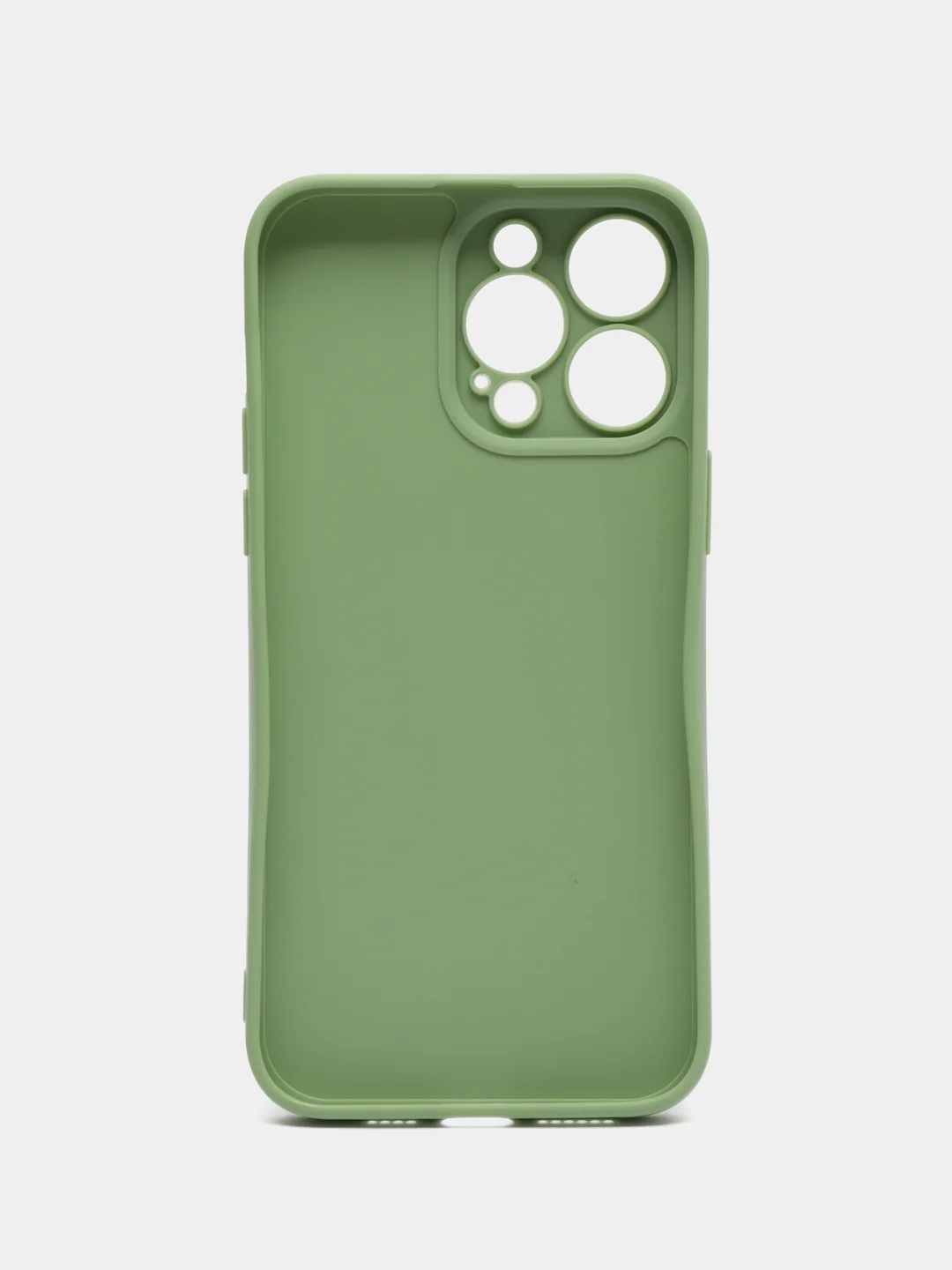 Зеленый чехол для iPhone 14 / 14 Pro / 14 Plus / 14 Pro Max (айфон 14) силиконовый