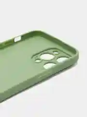 Зеленый чехол для iPhone 14 / 14 Pro / 14 Plus / 14 Pro Max (айфон 14) силиконовый