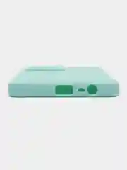Мятный чехол для Realme C30, C31, C33, C35  ( Реалми С30 С31 С33 С35 ) силиконовый, прозрачный