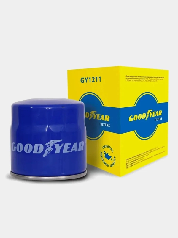 Фильтр масляный автомобильный Goodyear GY1211, Ford/Geely/Saab/Zaz/AlfaRomeo