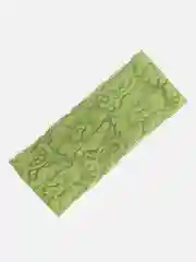 Зеленый повязка на голову женская, ажурная, 7*20см