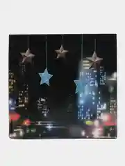 Аметистовый новогодние гирлянда-штора ФИГУРЫ, 3м * 1м