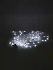 Белый новогодние гирлянда-штора ФИГУРЫ, 3м * 1м