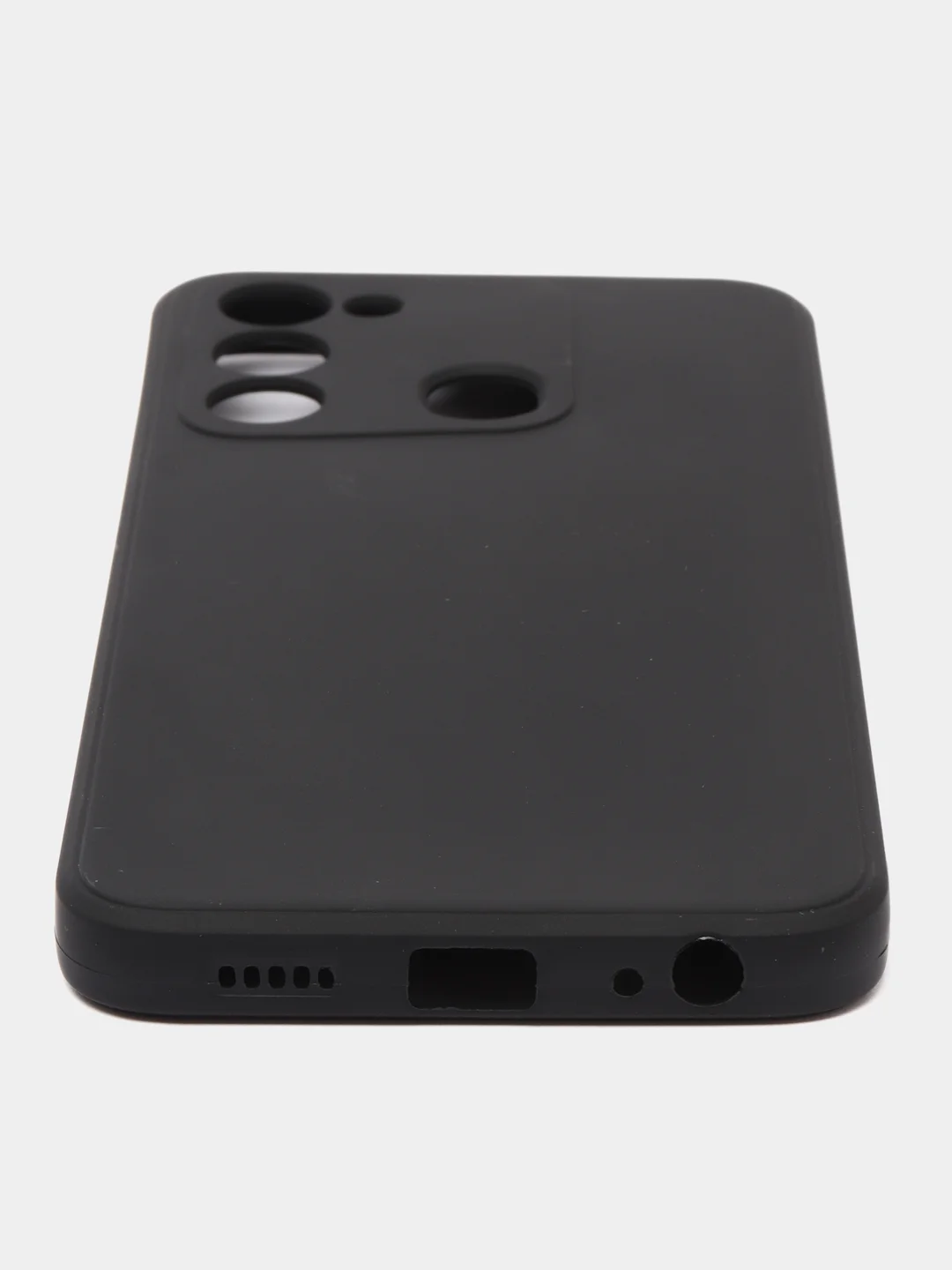 Черный чехол Tecno Spark Go 2022, Spark 8C силиконовый (Техно Спарк Го 2022, Спарк 8С)