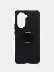 Черный чехол противоударный с кольцом на Huawei Nova 10 (Хуавей Нова 10)