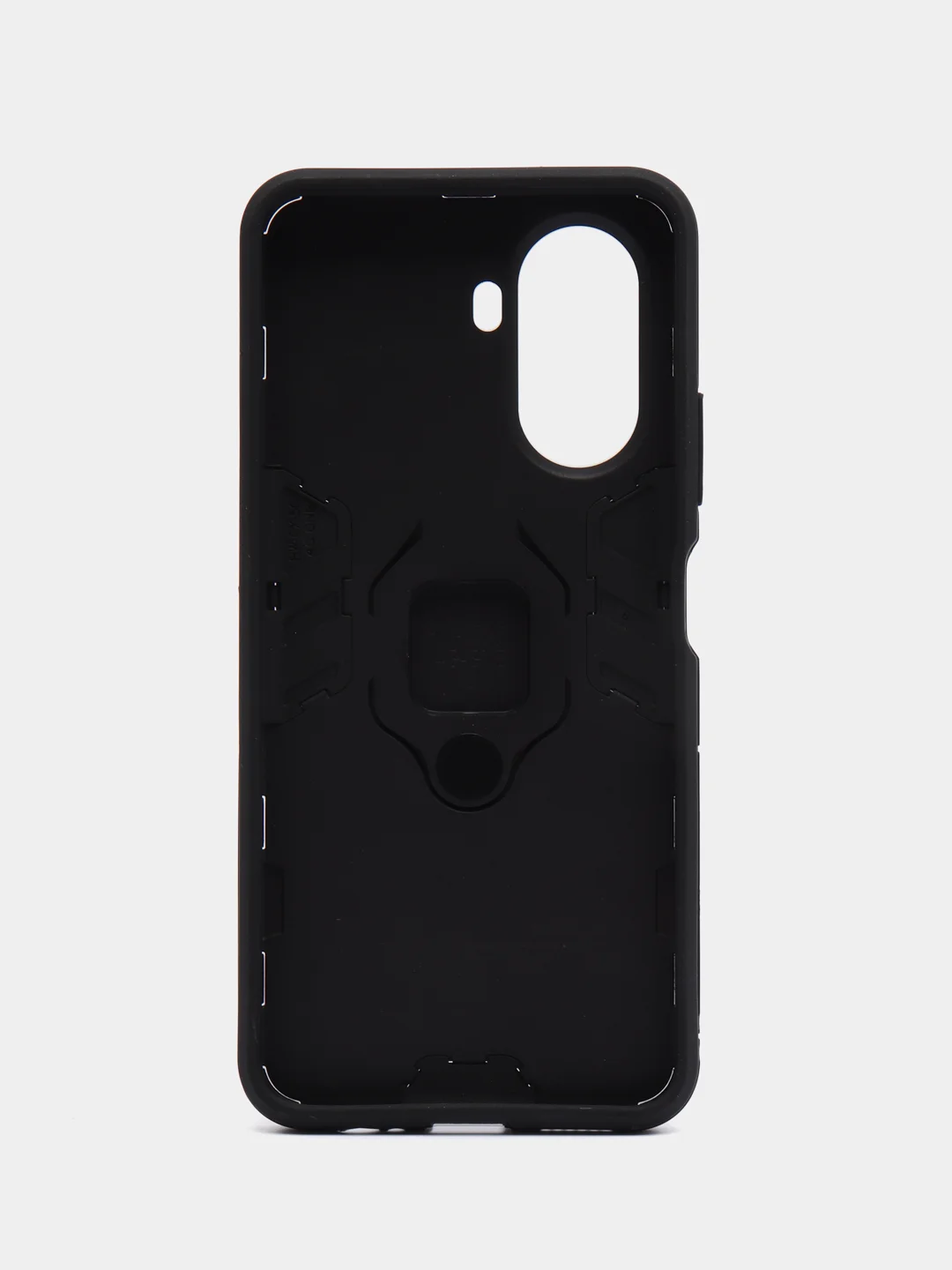 Синий меланж чехол противоударный с кольцом на Huawei Nova Y70 (Хуавей Нова У70)