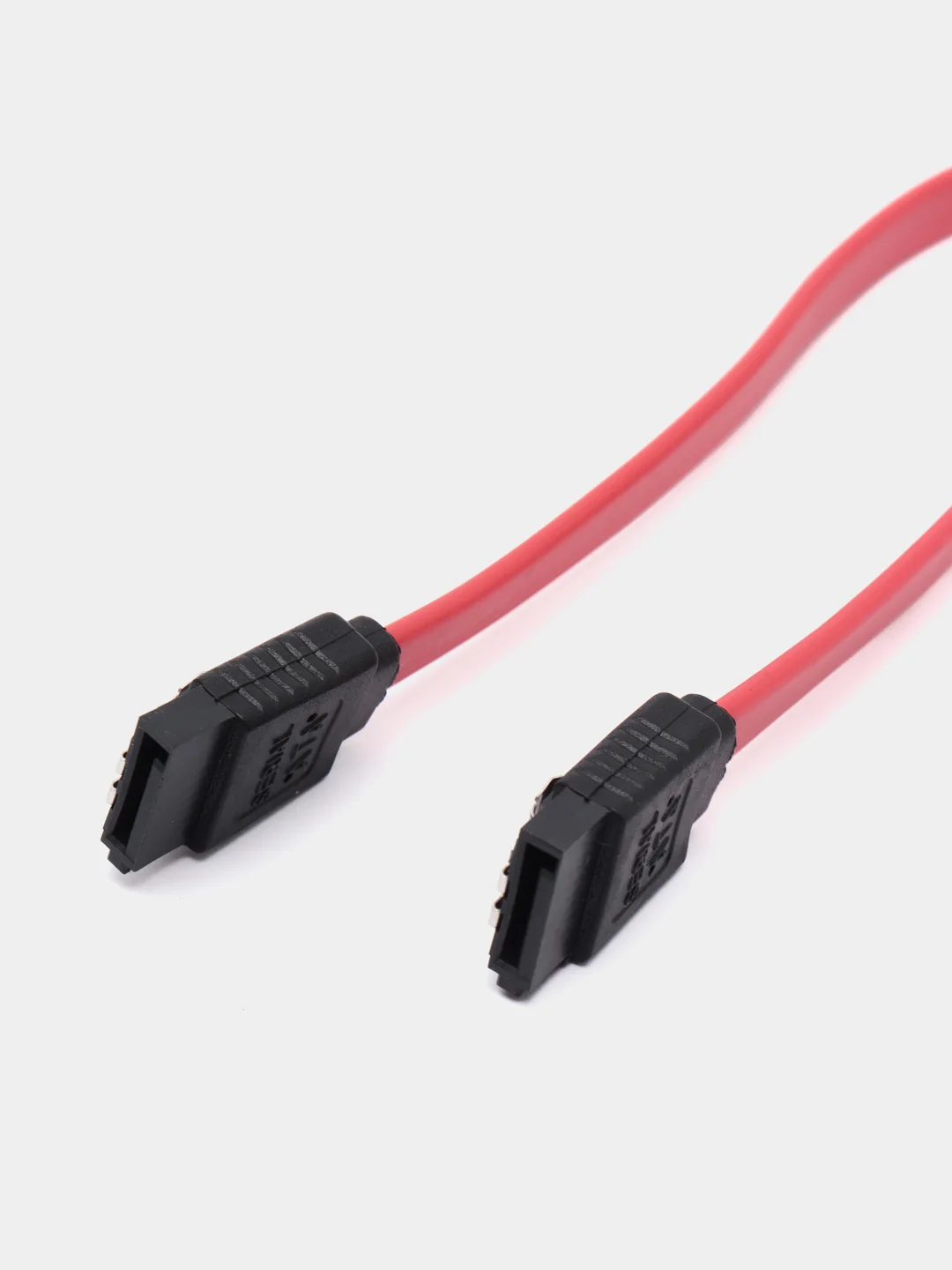 Красный кабель SATA - SATA для подключения HDD, SSD