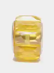 Желтый бусина, шарм для браслета 2шт