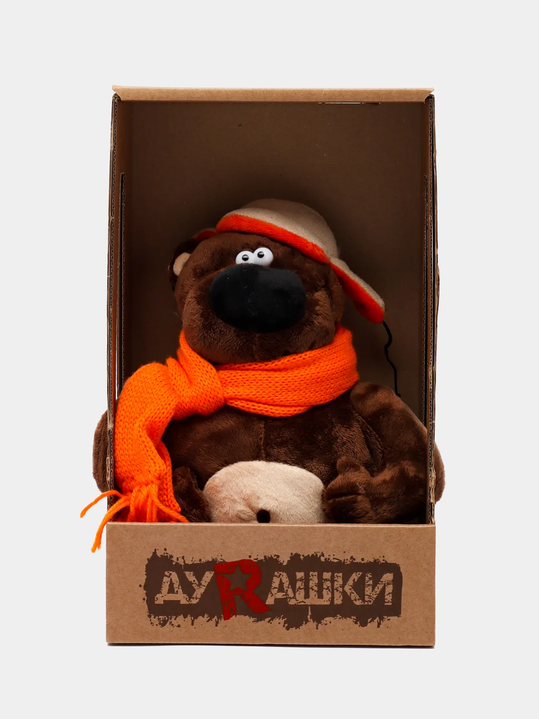 Мягкая игрушка Медведь, ДуRашки, 25 см, в коробке