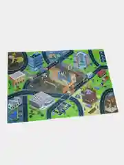Бирюзовый детский игровой коврик 147х98 см