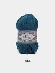 Морской пряжа плюшевая Alize Velluto (Ализе Веллуто), 100 г, 68 м