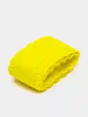 Желтый лента репсовая с ажурными краями, 3 см