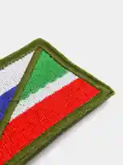 Хаки шеврон нашивка: флаг РФ и РТ, на липучке