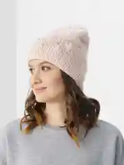 Коралловый меланж шапка женская Адонис
