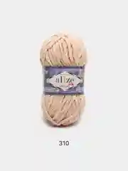 Кремовый пряжа плюшевая Alize Velluto (Ализе Веллуто), 100 г, 68 м