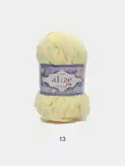 Лимонный пряжа плюшевая Alize Velluto (Ализе Веллуто), 100 г, 68 м