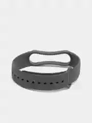 Хром силиконовый ремешок для Xiaomi Mi Band 5 / Mi Band 6, Сяоми Ми Банд 5 / Ми Банд 6