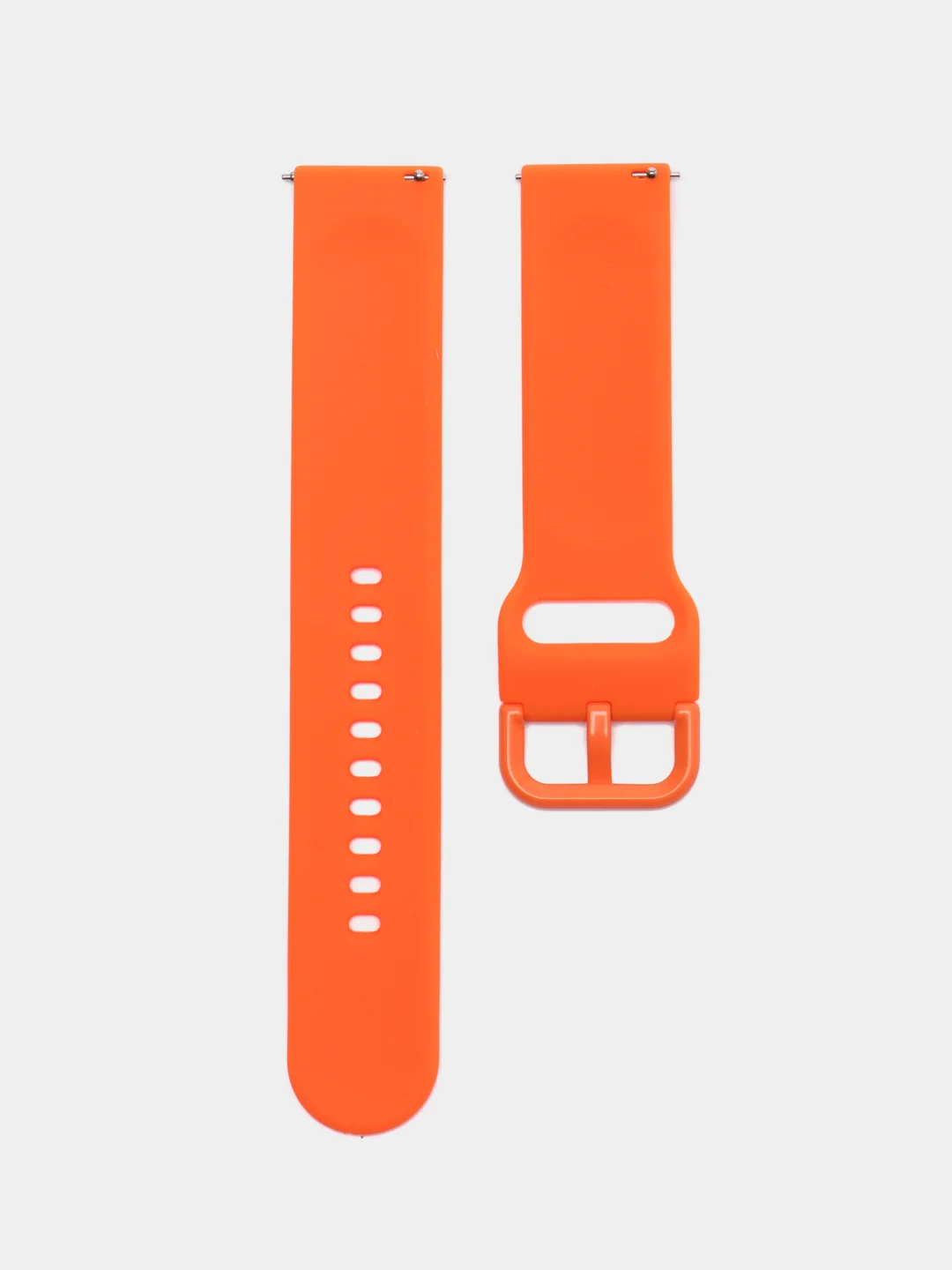 Рыжий силиконовый ремешок универсальный для Xiaomi Amazfit Bip / Samsung / Huawei, 20 мм