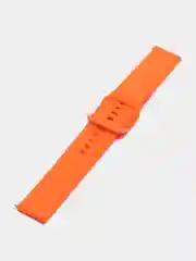 Рыжий силиконовый ремешок универсальный для Xiaomi Amazfit Bip / Samsung / Huawei, 20 мм