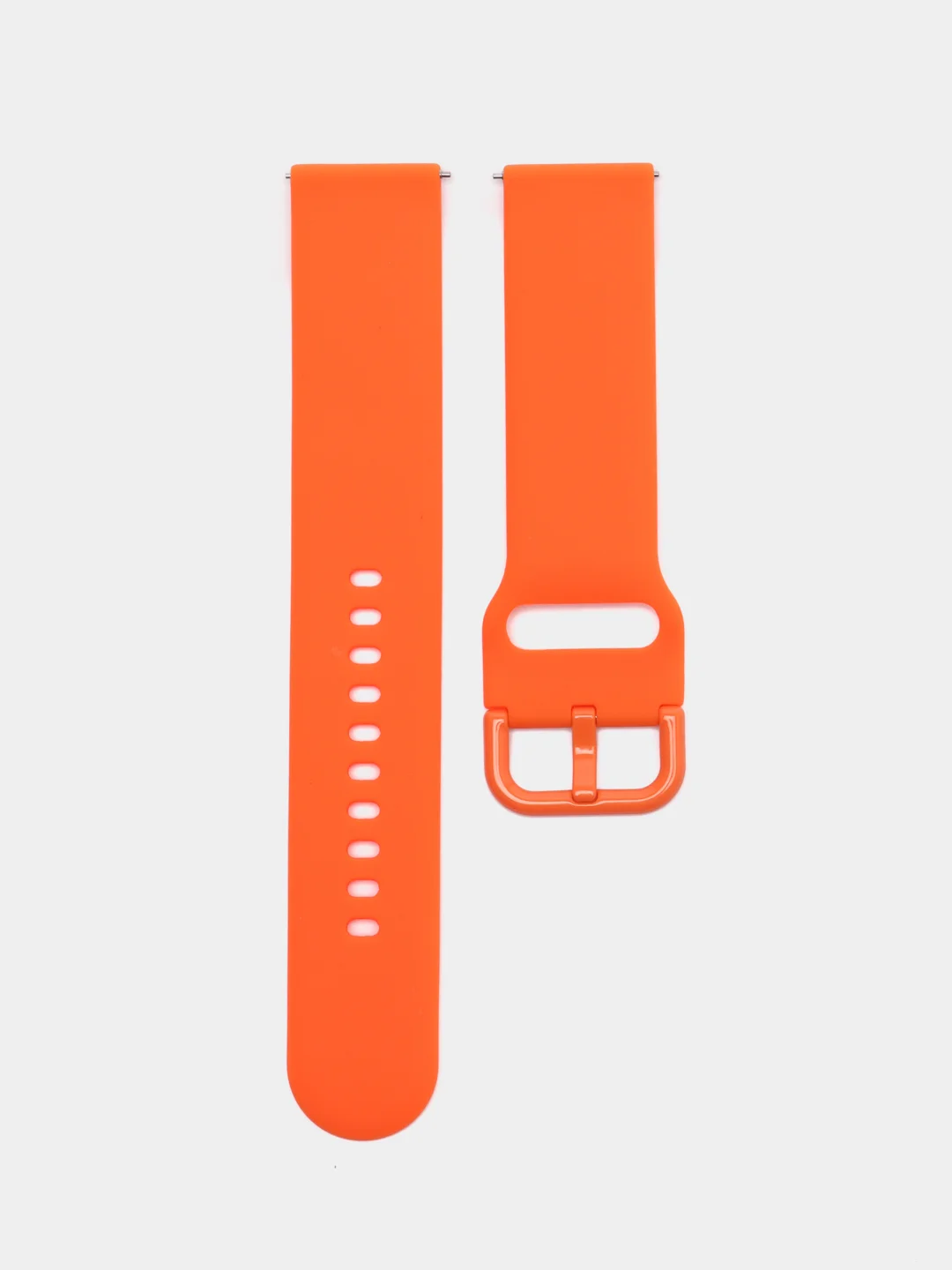 Рыжий силиконовый ремешок универсальный для Xiaomi Amazfit Bip / Samsung / Huawei, 20 мм