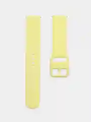 Желтый силиконовый ремешок универсальный для Xiaomi Amazfit Bip / Samsung / Huawei, 20 мм