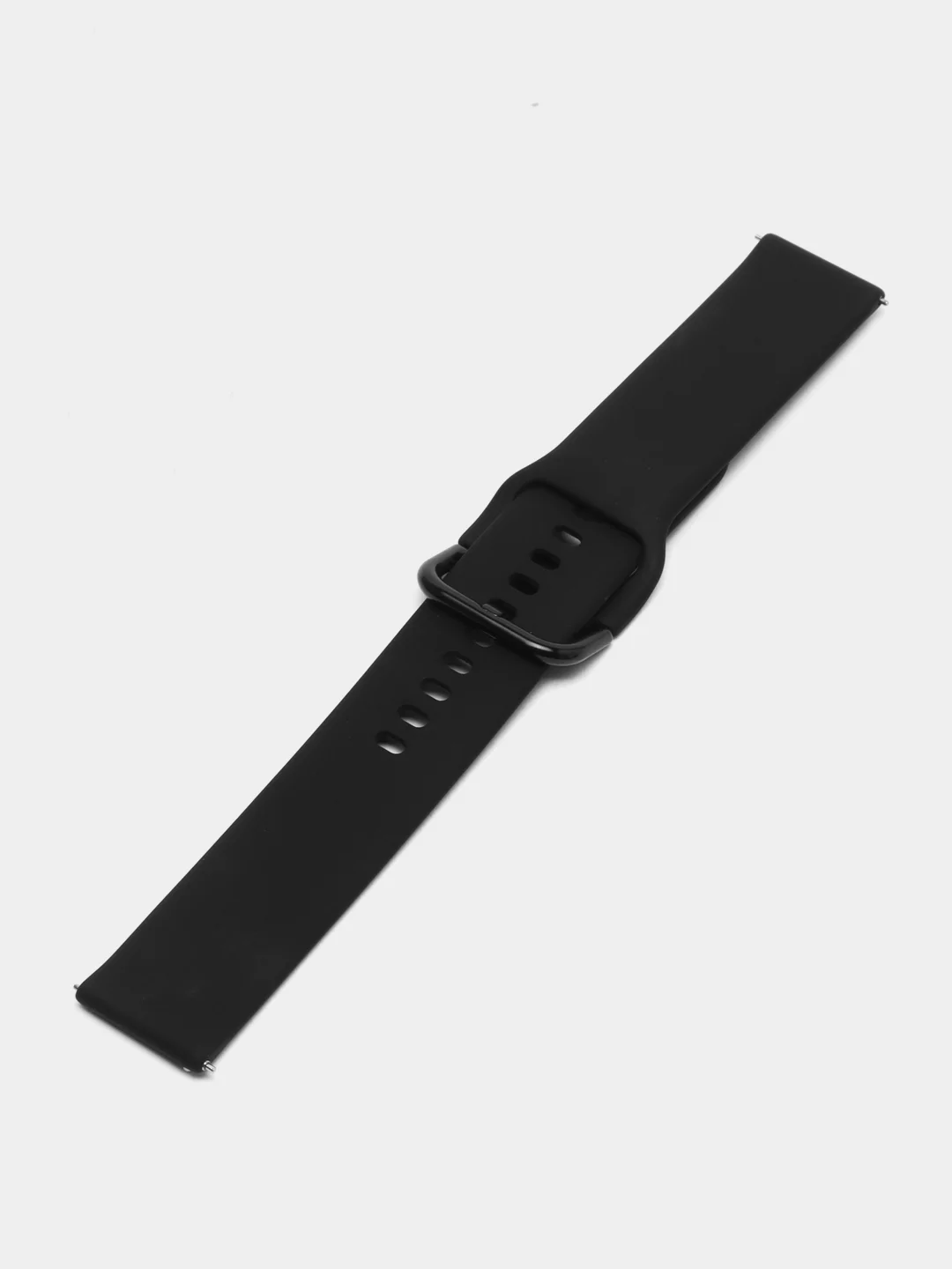 Угольный силиконовый ремешок универсальный для Xiaomi Amazfit Bip / Samsung / Huawei, 20 мм