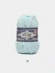 Мятный пряжа плюшевая Alize Velluto (Ализе Веллуто), 100 г, 68 м