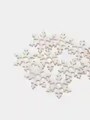 Белый снежинки из цветного фоамирана