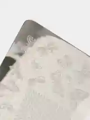 Белый пластина для стемпинга