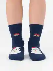 Бирюзовый носки детские новогодние