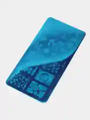 Бирюзовый пластина для стемпинга