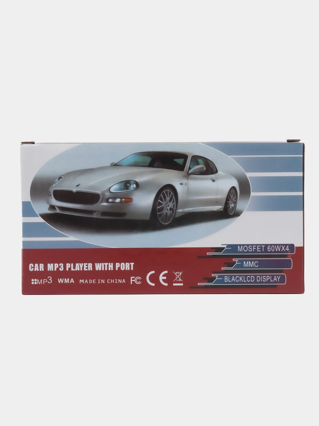 Автомагнитола с подключением по Bluetooth, USB, AUX, 12В, 1 DIN