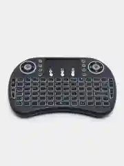 Клавиатура мини i8 Mini Keyboard, с подсветкой, беспроводная, с тачпадом для СмартТВ, ПК
