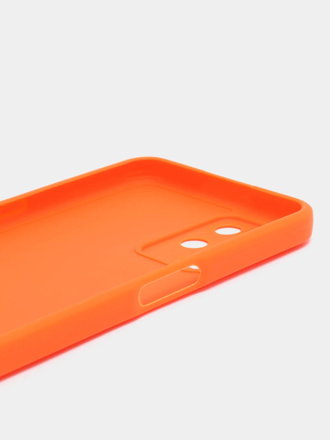 Оранжевый чехол для OPPO A54 (Оппо А54), прозрачный