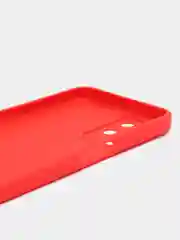 Красный чехол для OPPO A54 (Оппо А54), прозрачный
