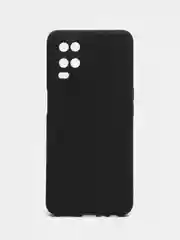 Черный чехол для OPPO A54 (Оппо А54), прозрачный