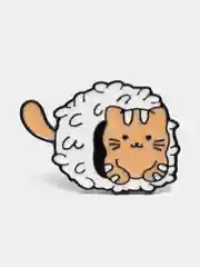 Алый значки с котами (кошками, котятами), пин на одежду или рюкзак