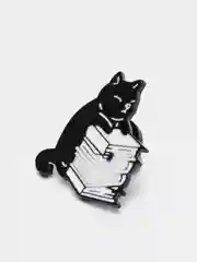 Лазурный значки с котами (кошками, котятами), пин на одежду или рюкзак