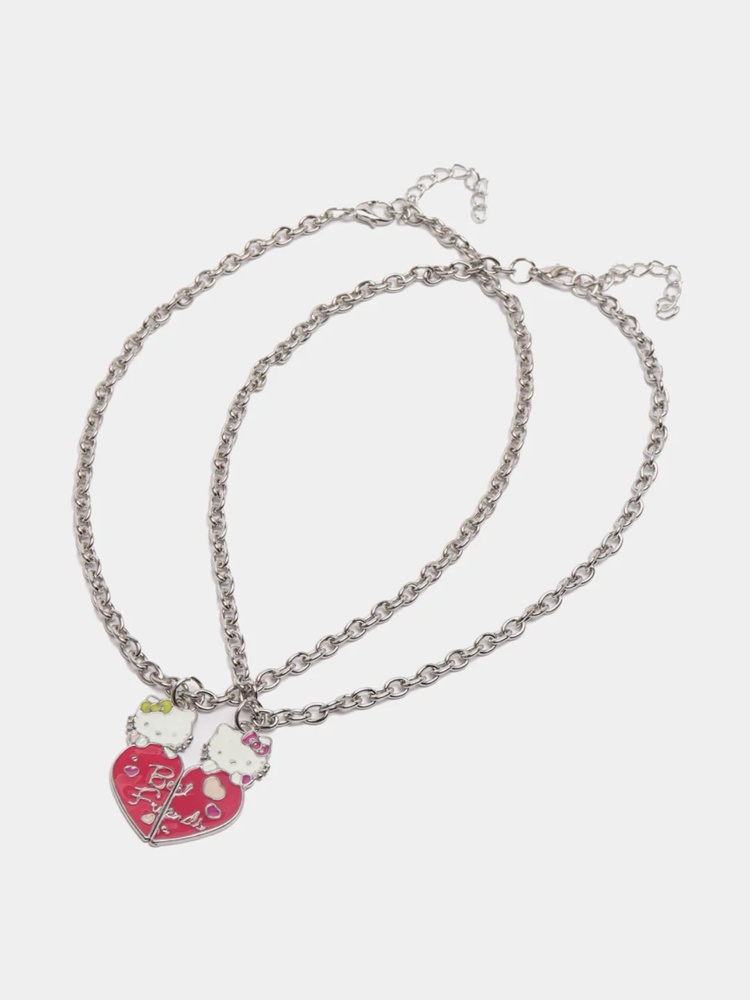 Вишнёвый парные цепочки "Hello Kitty", 60 см