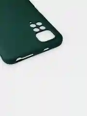 Тёмно-зелёный чехол силиконовый Xiaomi Redmi Note 11 4G, Redmi Note 11S, Сяоми Редми Нот 11 4G, 11С