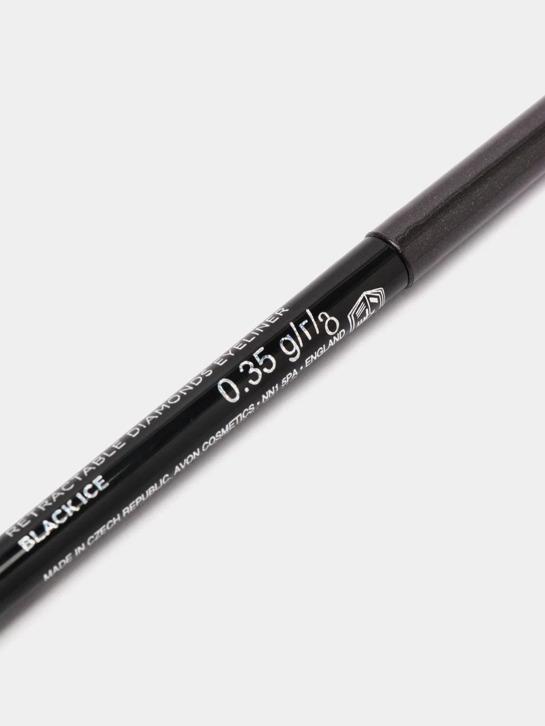 Угольный карандаш для глаз выкручивающийся Avon "Диамант", с мерцающим эффектом, 12 цветов